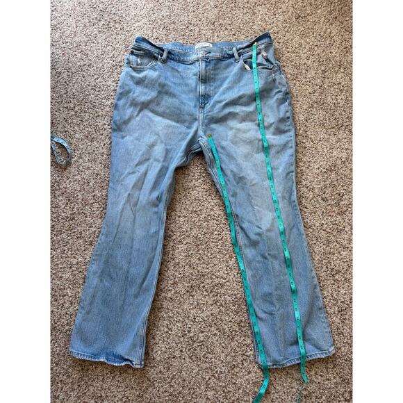 Abercrombie & Fitch; Womans Jeans size 34/18 SHORT/Petite, 70's, Flare High Rise - Picture 3 of 9